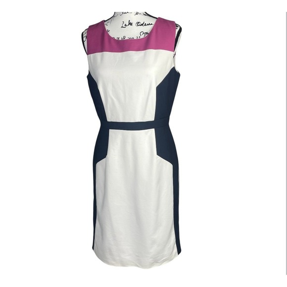 ANTONIO MELANI Dresses & Skirts - Antonio Melani Dress‎ Colorblock Sleeveless Slimming Panels 8
